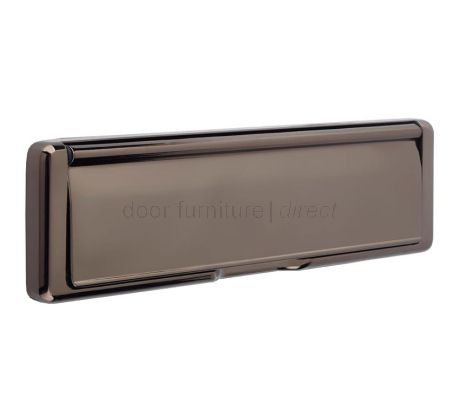 Nu Mail Shield External Letter Plate Hardex Bronze 310x76mm