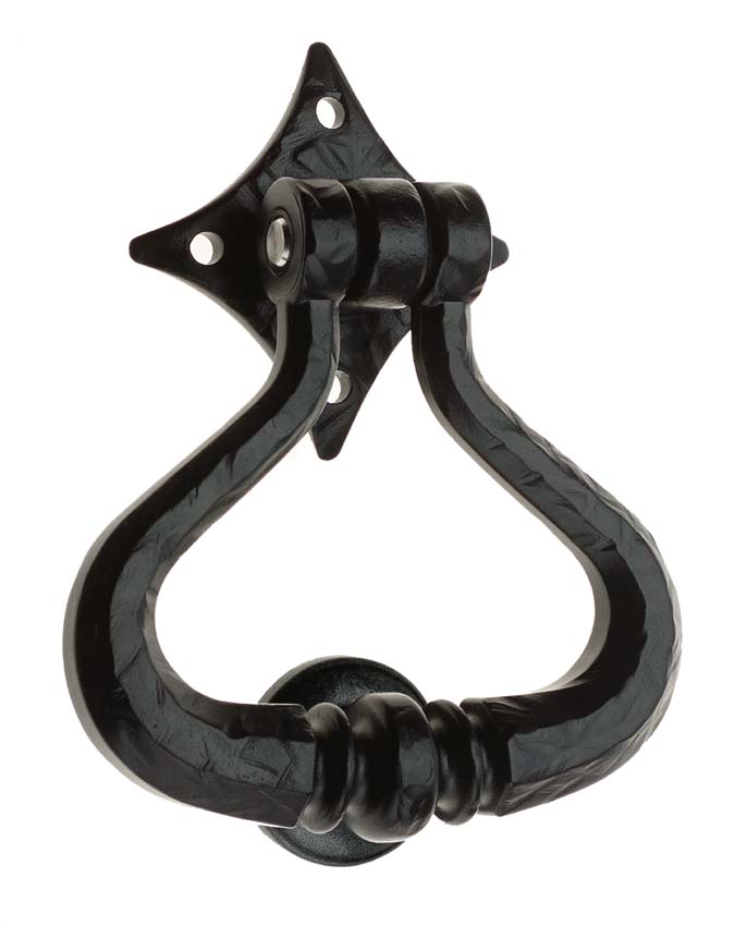 Fab and Fix Heritage Spire Knocker Forged Black