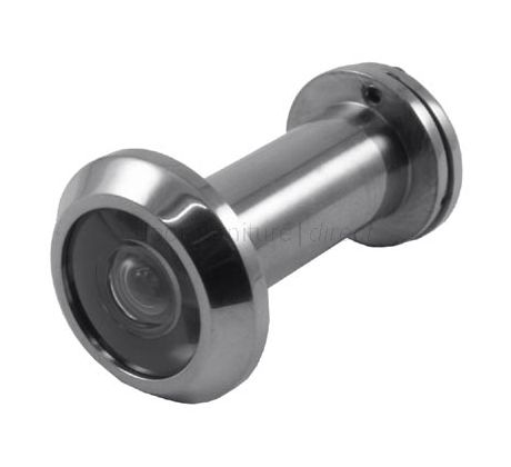 Polished Stainless Crystal Lens Door Viewer 180d