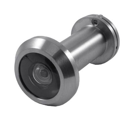 Satin Stainless Crystal Lens Door Viewer 180d