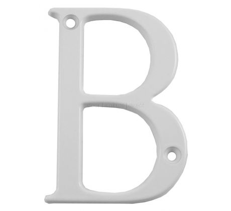 Fab and Fix White Door Numerals 0-9 and Letters A-F 80mm