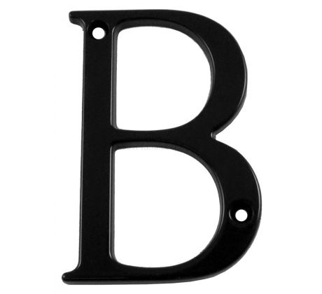 Fab and Fix Smooth Black Door Numerals 0-9 and Letters A-F 80mm