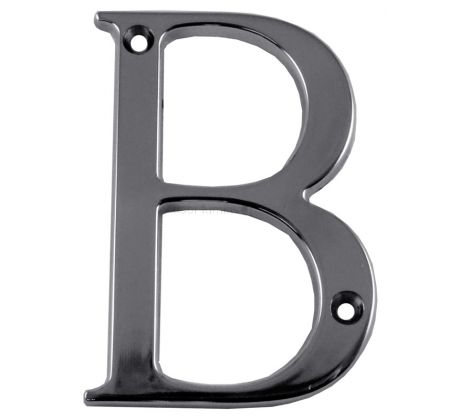 Fab and Fix Hardex Chrome Door Numerals 0-9 and Letters A-F 80mm