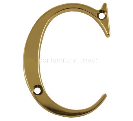 Fab and Fix Hardex Gold Door Numerals 0-9 and Letters A-F 80mm