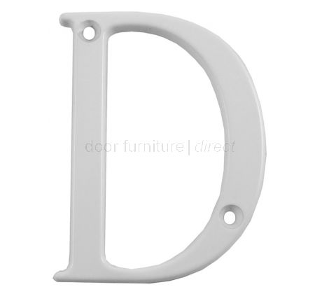 Fab and Fix White Door Numerals 0-9 and Letters A-F 80mm