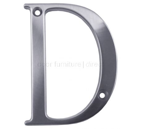 Fab and Fix Hardex Satin Door Numerals 0-9 and Letters A-F 80mm