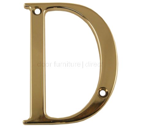 Fab and Fix Hardex Gold Door Numerals 0-9 and Letters A-F 80mm