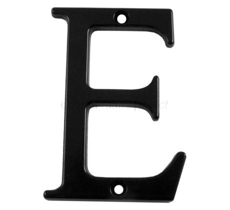 Fab and Fix Smooth Black Door Numerals 0-9 and Letters A-F 80mm