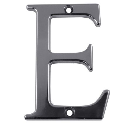 Fab and Fix Hardex Chrome Door Numerals 0-9 and Letters A-F 80mm