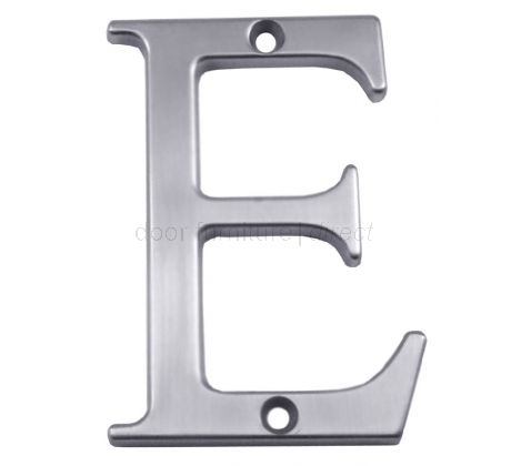 Fab and Fix Hardex Satin Door Numerals 0-9 and Letters A-F 80mm