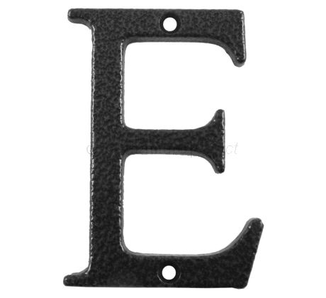 Fab and Fix Antique Black Door Numerals 0-9 and Letters A-F 80mm