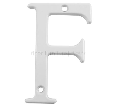 Fab and Fix White Door Numerals 0-9 and Letters A-F 80mm