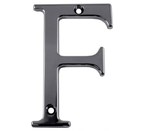Fab and Fix Hardex Chrome Door Numerals 0-9 and Letters A-F 80mm