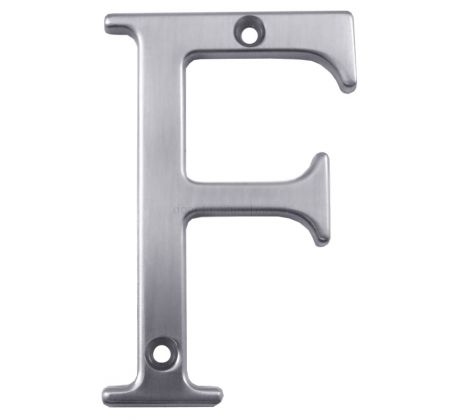 Fab and Fix Hardex Satin Door Numerals 0-9 and Letters A-F 80mm