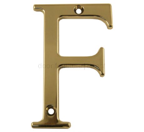 Fab and Fix Hardex Gold Door Numerals 0-9 and Letters A-F 80mm