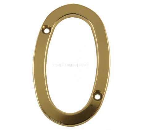 Fab and Fix Hardex Gold Door Numerals 0-9 and Letters A-F 80mm