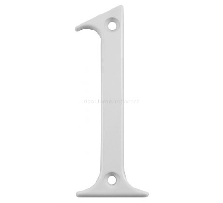 Fab and Fix White Door Numerals 0-9 and Letters A-F 80mm
