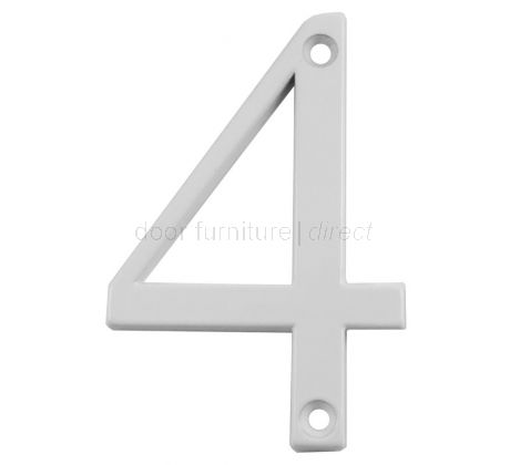 Fab and Fix White Door Numerals 0-9 and Letters A-F 80mm