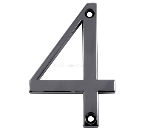 Fab and Fix Hardex Chrome Door Numerals 0-9 and Letters A-F 80mm