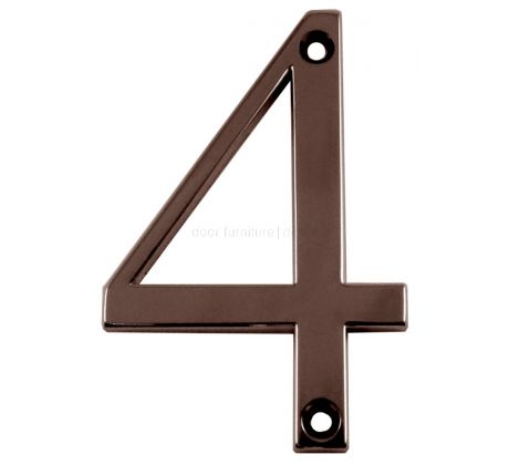 Fab and Fix Hardex Bronze Door Numerals 0-9 and Letters A-F 80mm