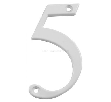 Fab and Fix White Door Numerals 0-9 and Letters A-F 80mm