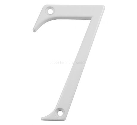 Fab and Fix White Door Numerals 0-9 and Letters A-F 80mm