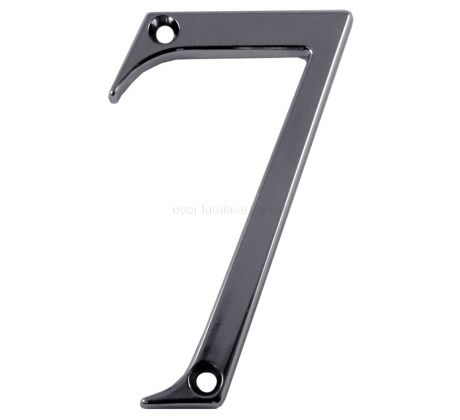 Fab and Fix Hardex Chrome Door Numerals 0-9 and Letters A-F 80mm