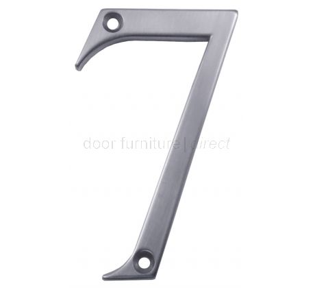 Fab and Fix Hardex Satin Door Numerals 0-9 and Letters A-F 80mm