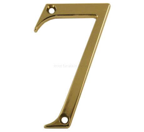 Fab and Fix Hardex Gold Door Numerals 0-9 and Letters A-F 80mm