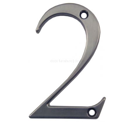Fab and Fix Hardex Graphite Door Numerals 0-9 and Letters A-F 80mm