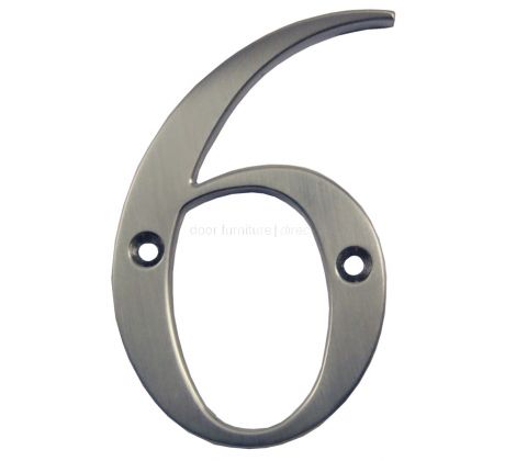 Fab and Fix Hardex Graphite Door Numerals 0-9 and Letters A-F 80mm