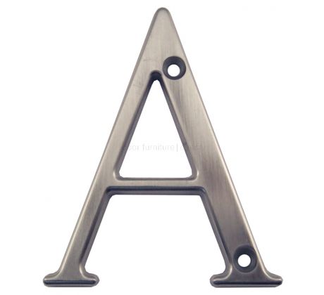 Fab and Fix Hardex Graphite Door Numerals 0-9 and Letters A-F 80mm