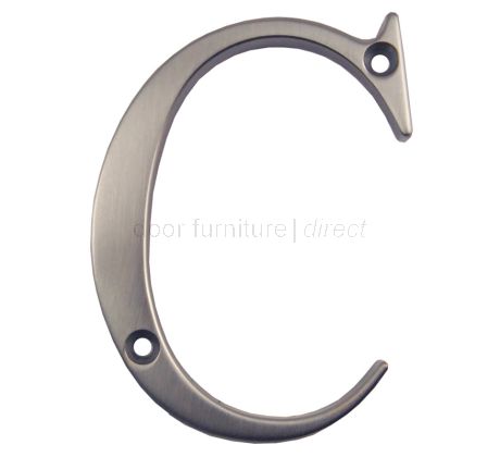 Fab and Fix Hardex Graphite Door Numerals 0-9 and Letters A-F 80mm