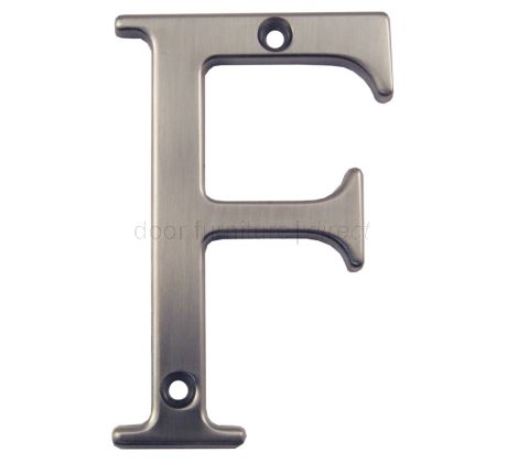Fab and Fix Hardex Graphite Door Numerals 0-9 and Letters A-F 80mm