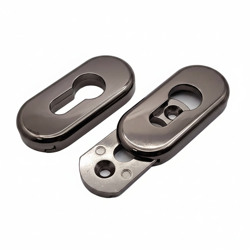 Architectural uPVC Euro Escutcheons Hardex Bronze 4F053