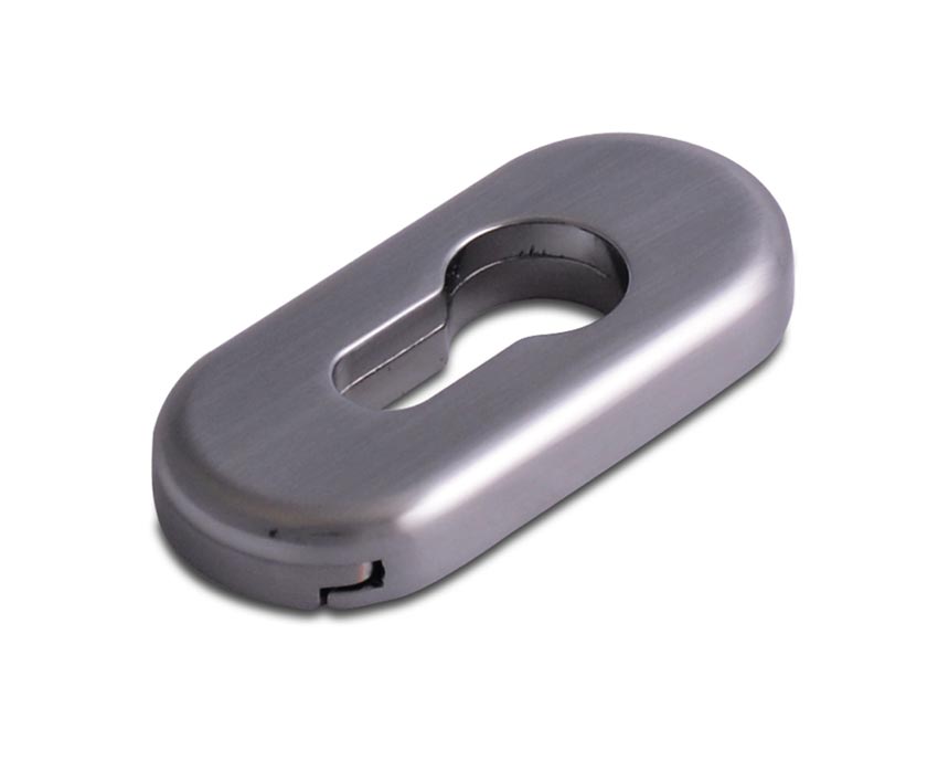 Architectural uPVC Euro Escutcheons Hardex Graphite 4F055