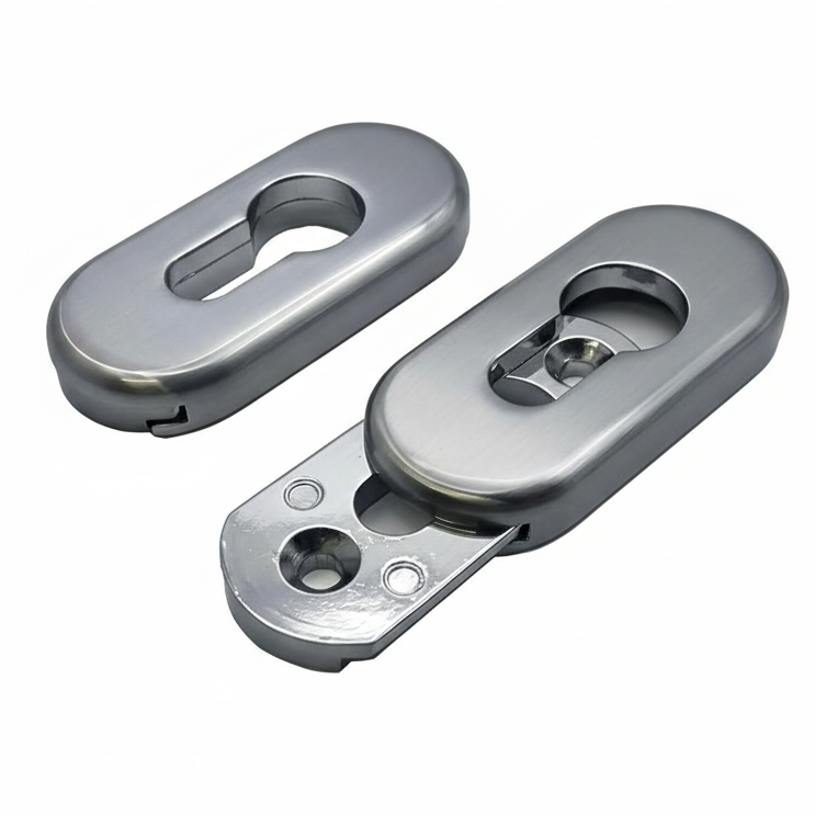 Architectural uPVC Euro Escutcheons Hardex Graphite 4F055