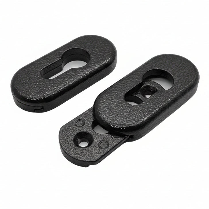 Architectural uPVC Euro Escutcheons Antique Black 4F056