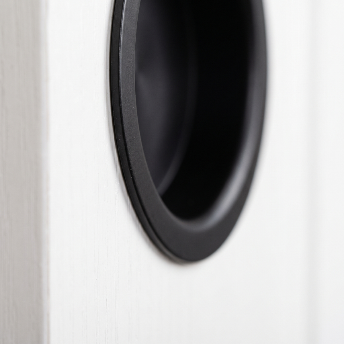 Black Sliding Door Pull Kit 60mm