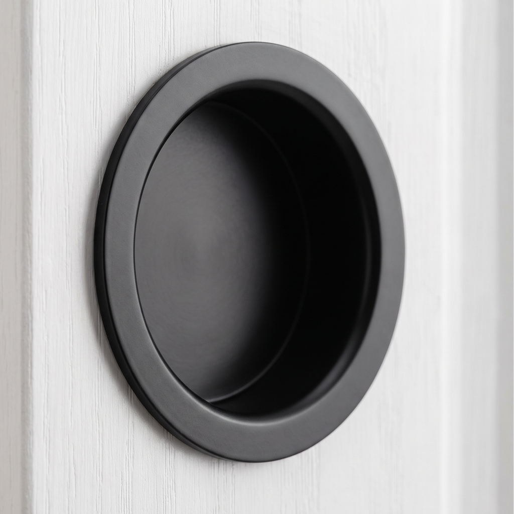 Black Sliding Door Pull Kit 60mm