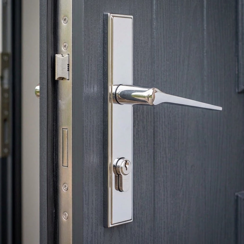 Polished Chrome Gio Multipoint Door Handles Right Hand
