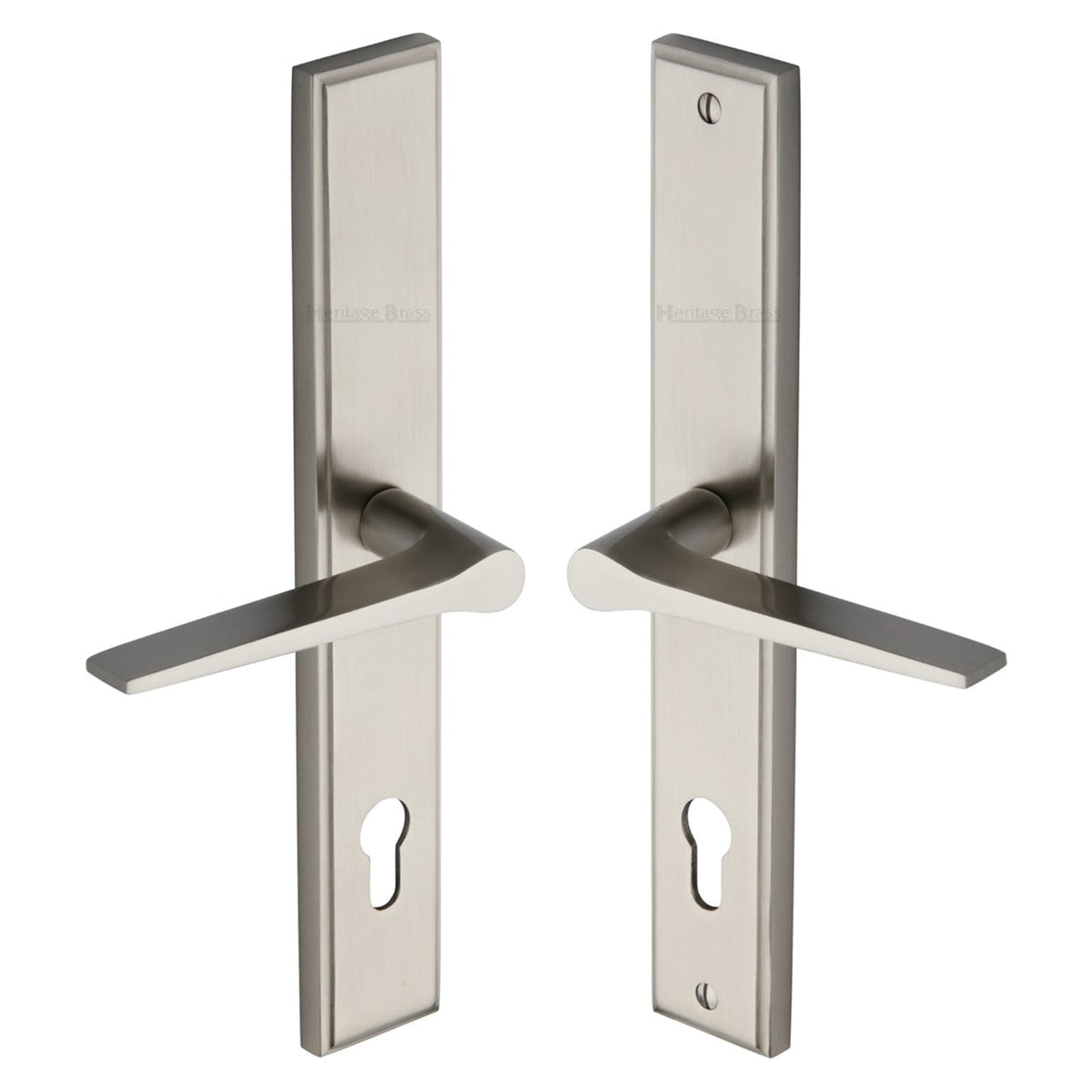 Satin Nickel Gio Multipoint Door Handles Left Hand