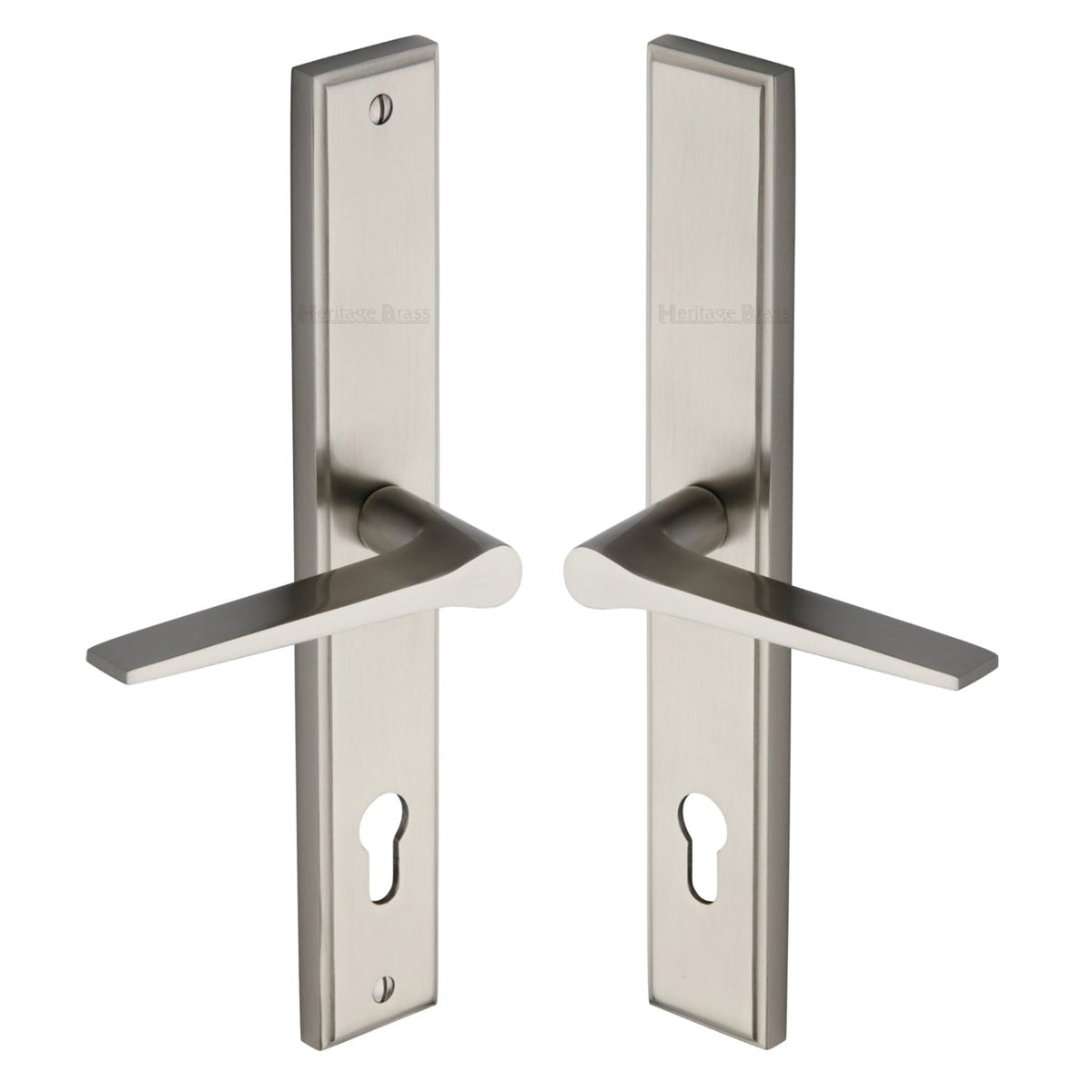 Satin Nickel Gio Multipoint Door Handles Right Hand