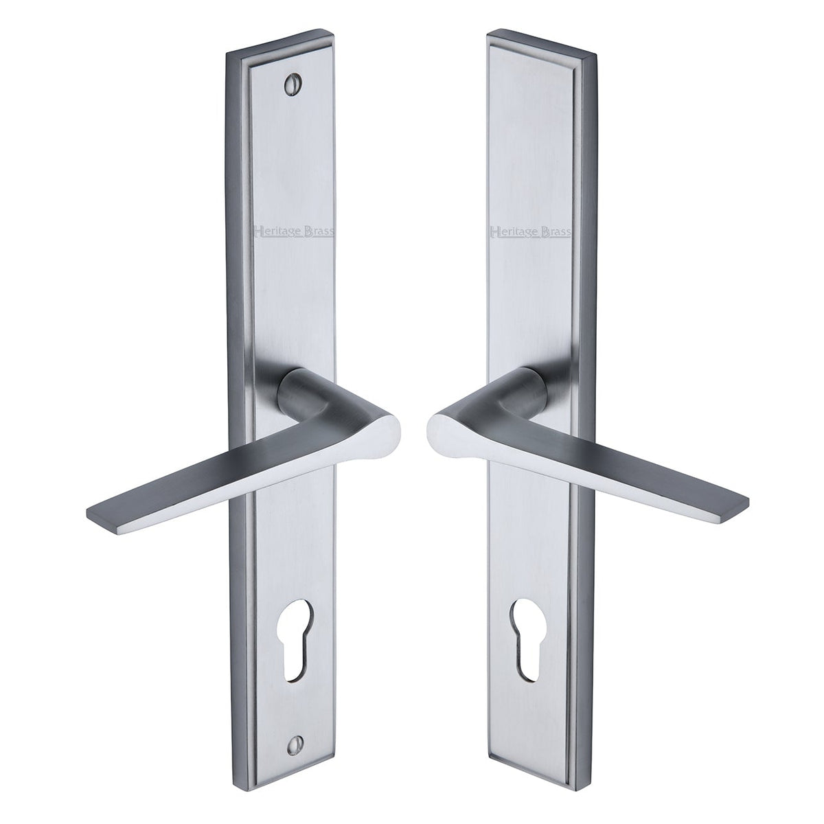 Satin Chrome Gio Multipoint Door Handles Right Hand