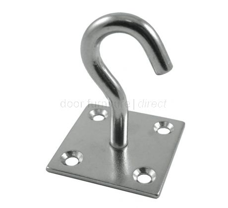 Grade 316 Stainless Steel 8mm Hook on Plate
