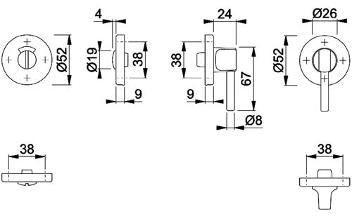 Coloured Nylon Extended Turn and Indicator