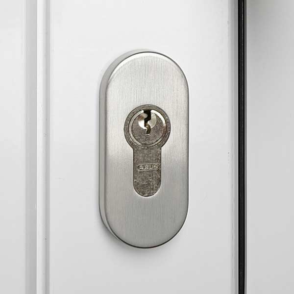 316 Stainless Steel Oval Euro Escutcheon