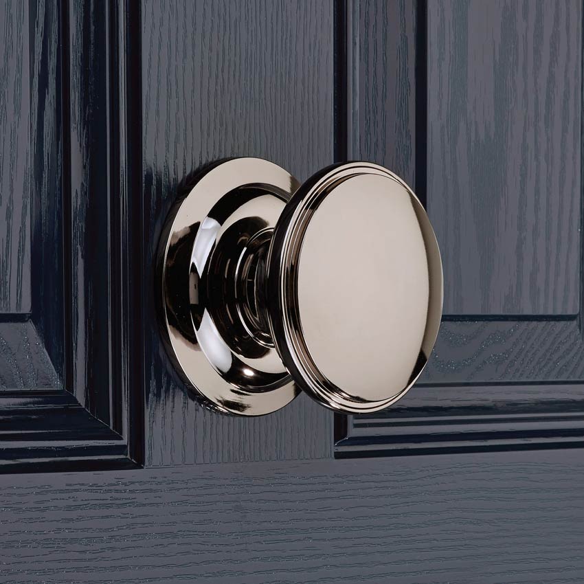 Fab and Fix Centre Door Knob 100mm Hardex Bronze Through Fix