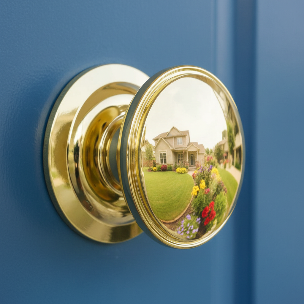 Fab and Fix uPVC Centre Door Knob 100mm Hardex Gold Concealed Fix