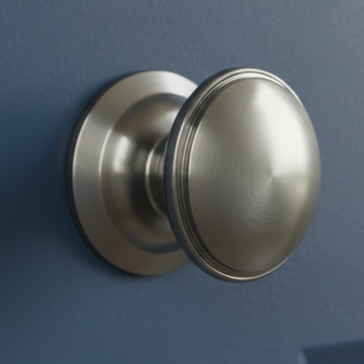 Fab and Fix uPVC Centre Door Knob 100mm Hardex Graphite Concealed Fix